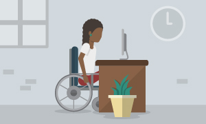 Disability in the workplace workstations for comfort and efficiency